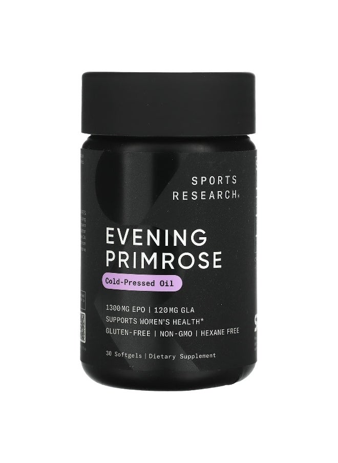 Sports Research, Evening Primrose, 1,300 mg, 30 Softgels