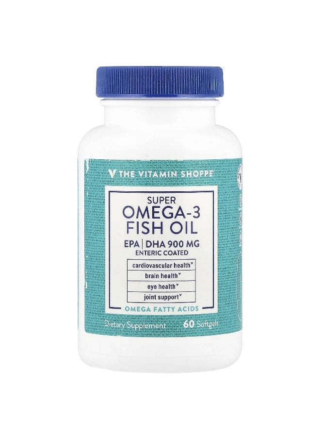The Vitamin Shoppe, Super Omega-3 Fish Oil, 60 Softgels