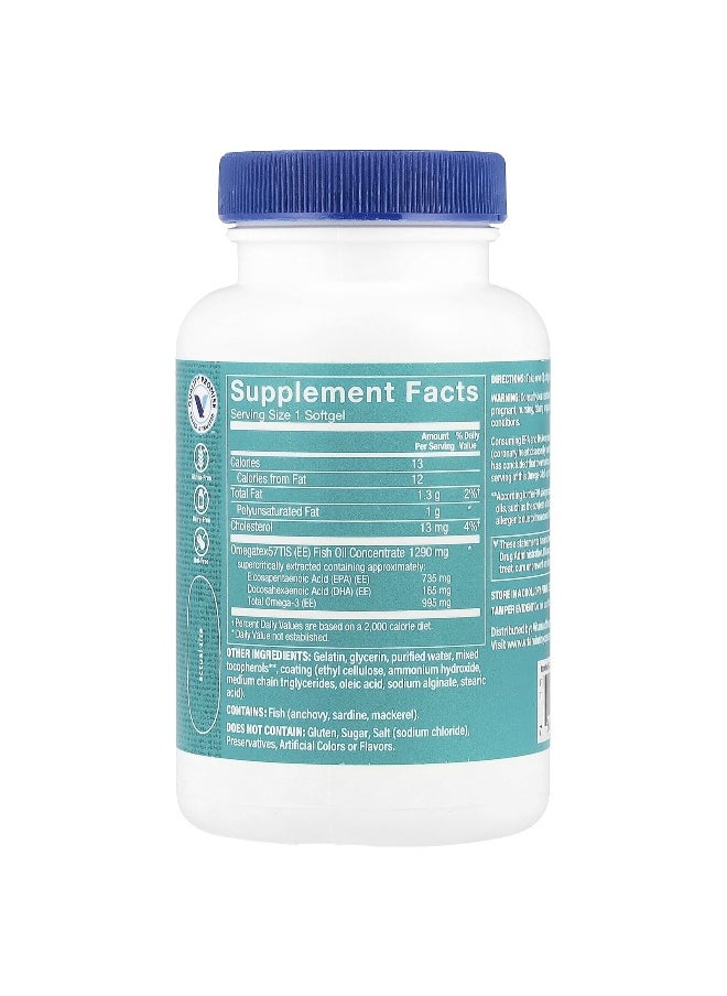 The Vitamin Shoppe, Super Omega-3 Fish Oil, 60 Softgels
