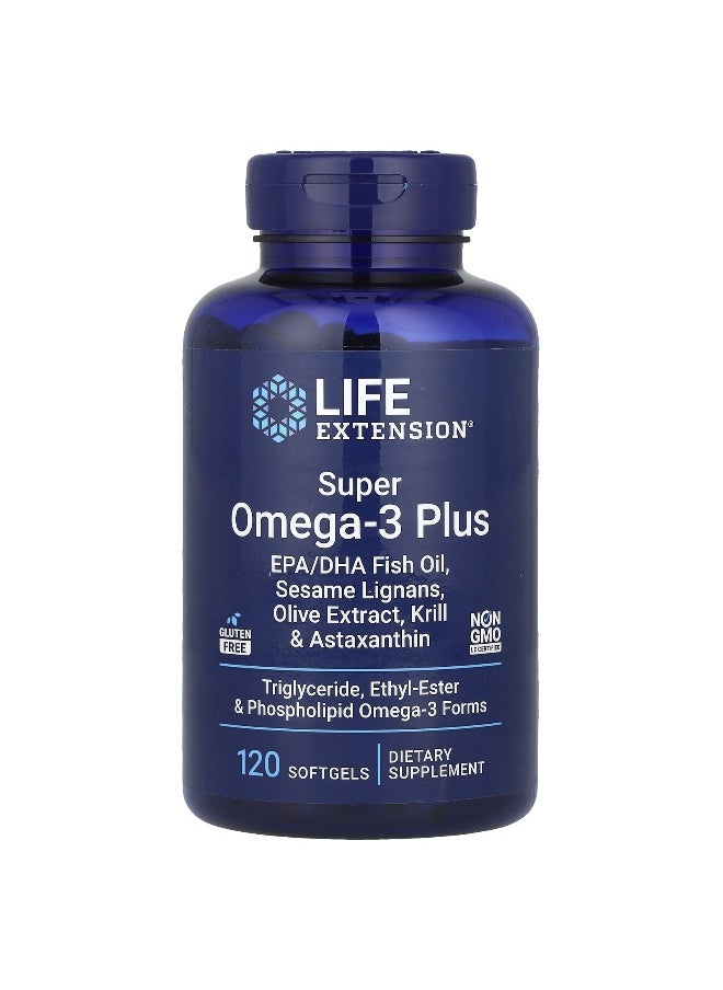 Life Extension, Super Omega-3 Plus, 120 Softgels