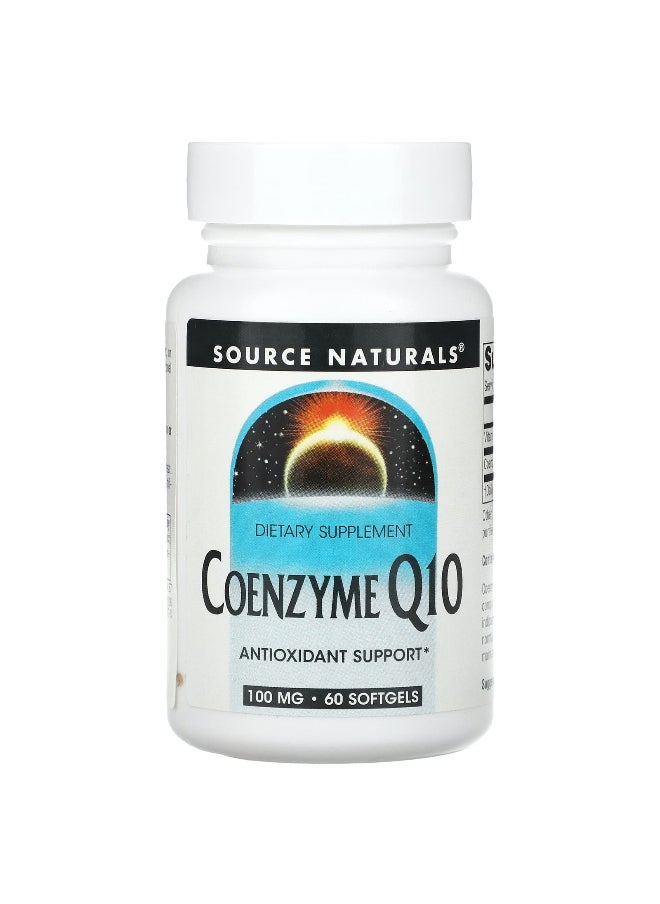 Source Naturals, Coenzyme Q10, 100 mg, 60 Softgels