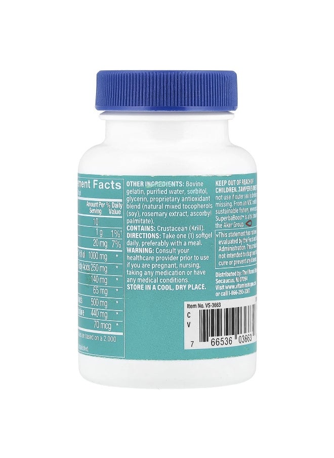 The Vitamin Shoppe, Extra Strength Krill Oil, 30 Softgels
