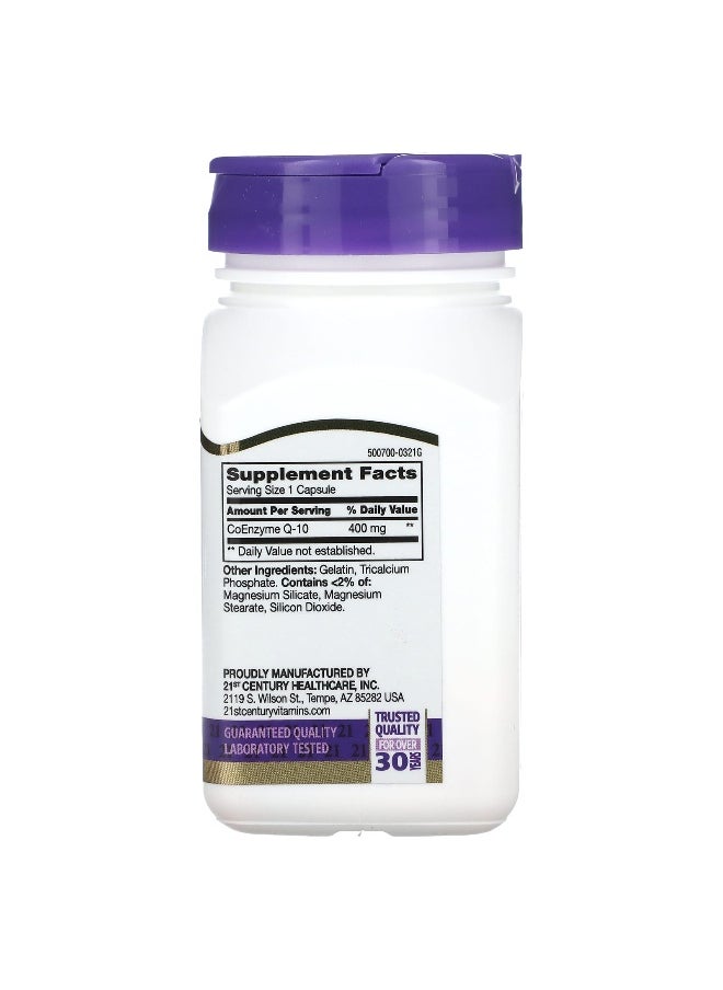 21st Century, Co Q-10, 400 mg, 30 Capsules