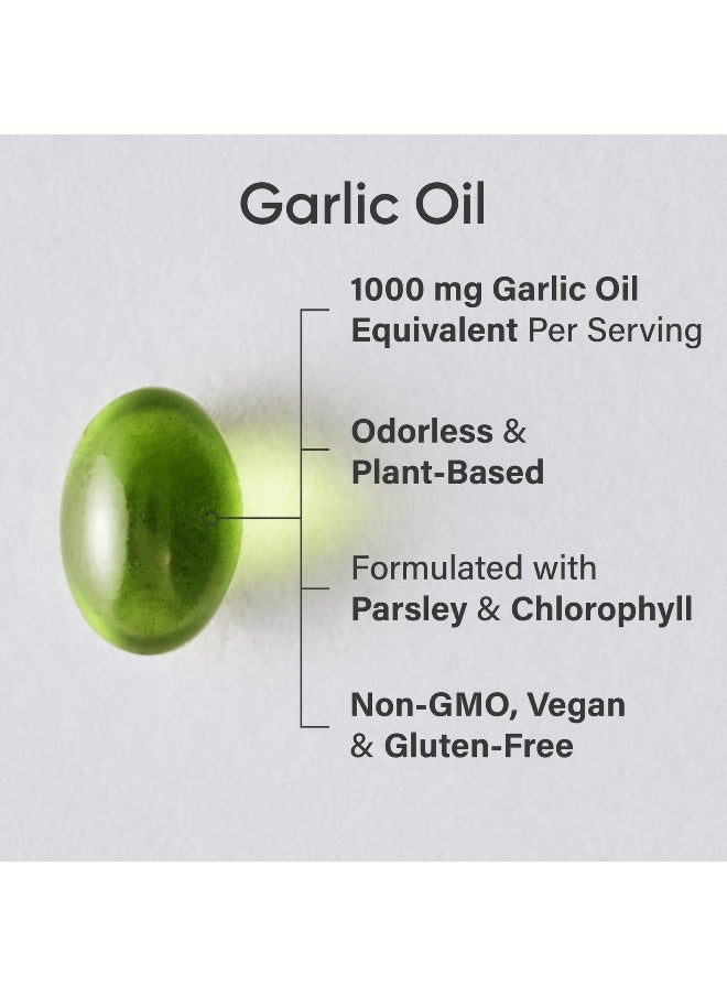 Sports Research, Garlic Oil, Plant-Based, 150 Veggie Softgels
