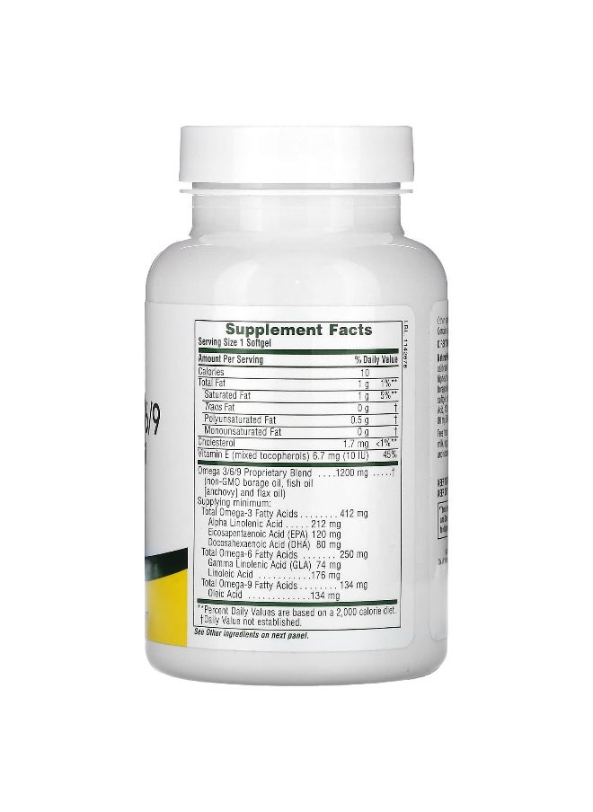 NaturesPlus, Ultra Omega 3/6/9, 60 Softgels