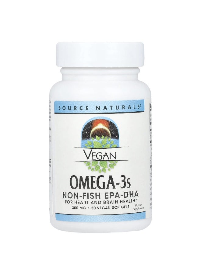 Source Naturals, Vegan Omega-3s, 30 Vegan Softgels