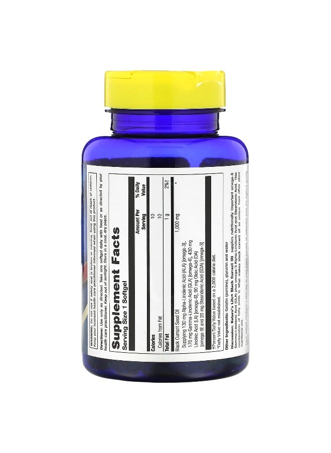Nature's Life, Black Currant Oil, 1,000 mg, 60 Softgels