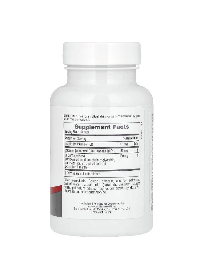 NaturesPlus, Beyond CoQ10, 50 mg, 60 Softgels