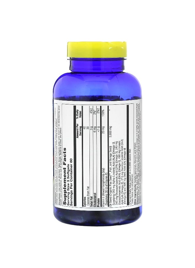 Nature's Life, The Total EFA, Omega 3-6-9, 1,200 mg, 180 Softgels
