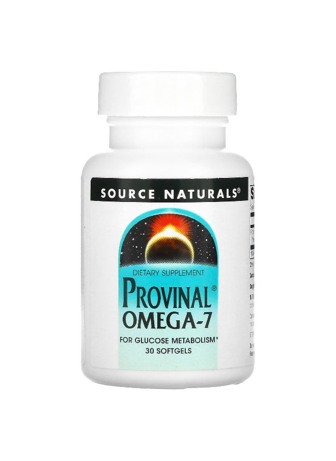 Source Naturals, Provinal Omega-7, 30 Softgels