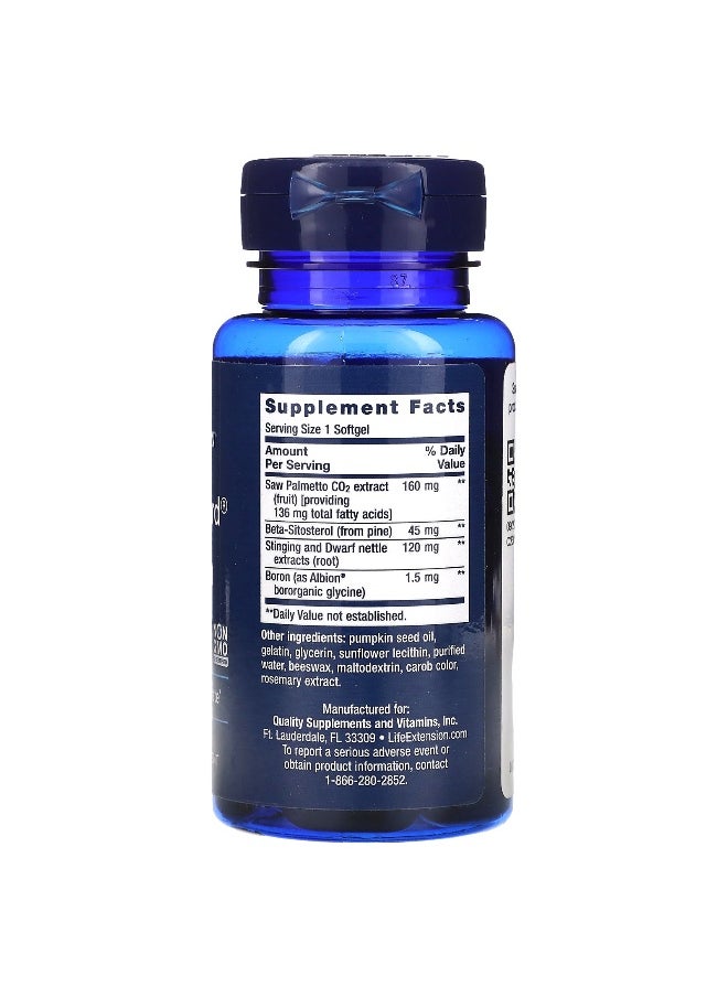 Life Extension, PalmettoGuard, Saw Palmetto/Nettle Root with Beta-Sitosterol, 60 Softgels