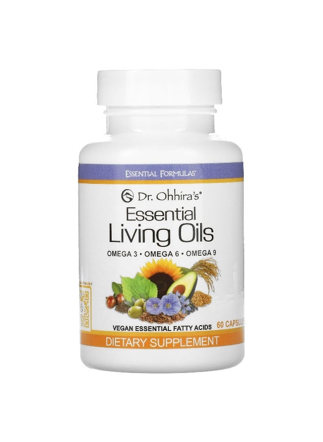Dr. Ohhira's, Essential Living Oils, 60 Capsules