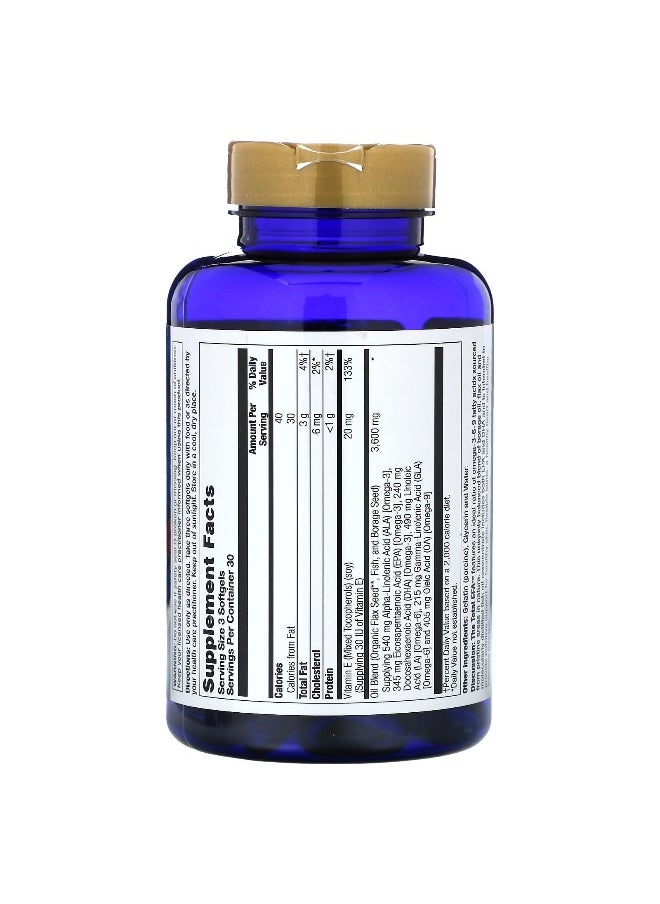 Nature's Life, The Total EFA, Omega 3-6-9, 1,200 mg, 90 Softgels