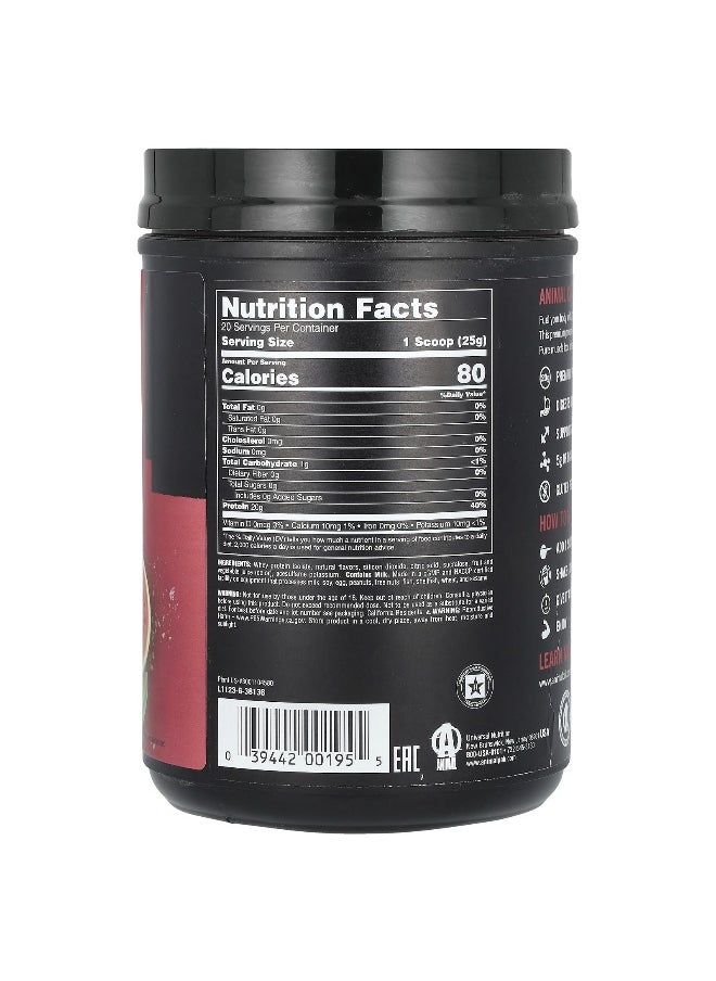 Animal, Clear Whey Isolate, Watermelon Limeade, 1.1 lb (500 g)