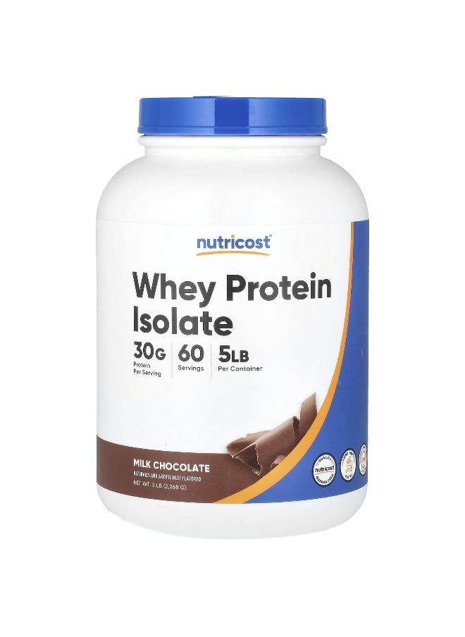 Nutricost, Whey Protein Isolate, Milk Chocolate , 5 lb (2,268 g)