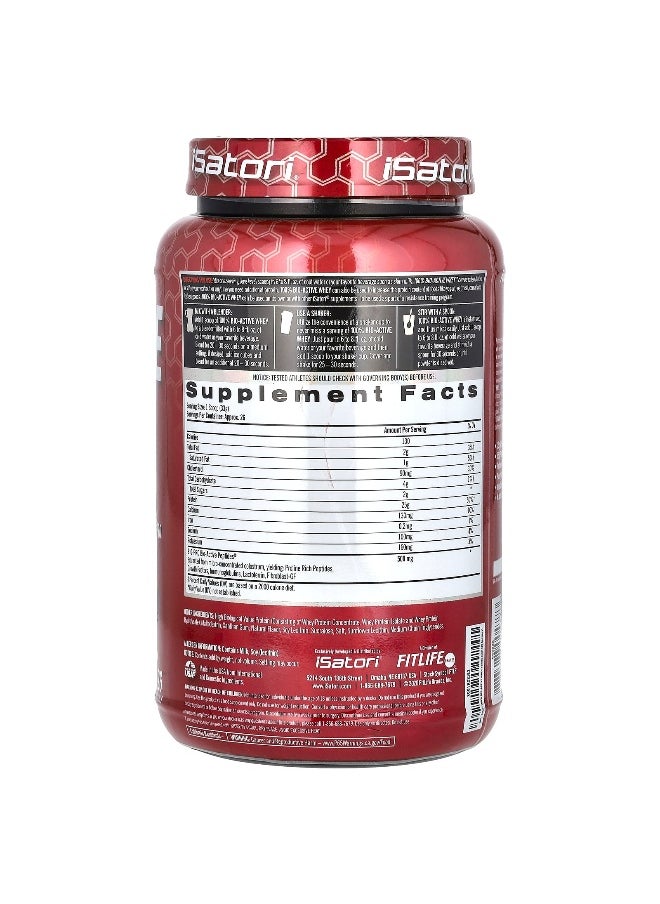 Isatori, 100% Bio Active Whey, Vanilla Swirl , 1.9 lbs (864 g)