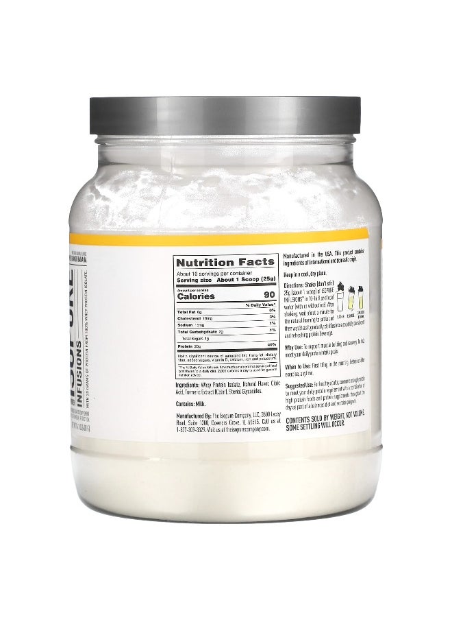 Isopure, Infusions Protein Powder, Pineapple Orange Banana, 14.1 oz (400 g)