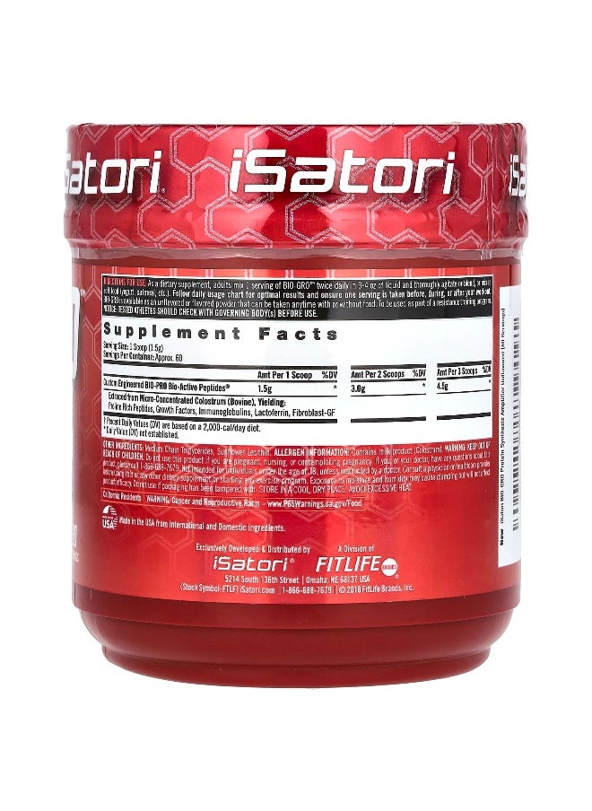Isatori, Bio-Gro, Protein Synthesis Amplifier, Unflavored, 3.7 oz (90 g)