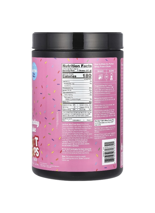 SIXSTAR, 100% Whey Protein Plus, Birthday Cake Kellogg's Froot Loops, 1.55 lbs (705 g)