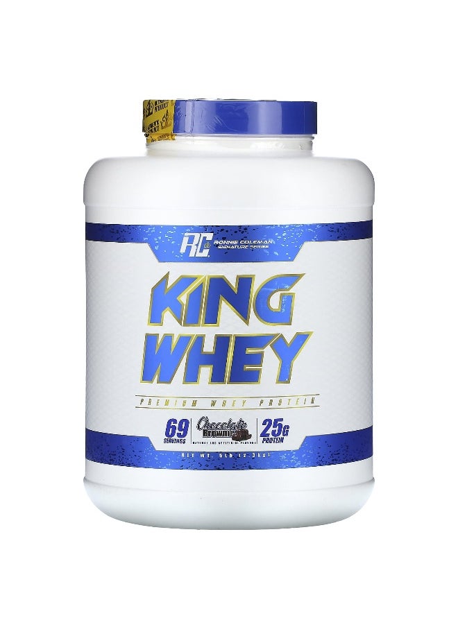Ronnie Coleman, Signature Series, King Whey, Chocolate Brownie, 5 lbs (2.3 kg)