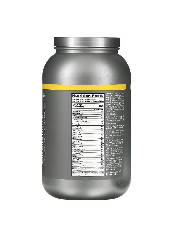 Isopure, Zero Carb Protein Powder, Banana Cream, 3 lbs (1.36 kg)