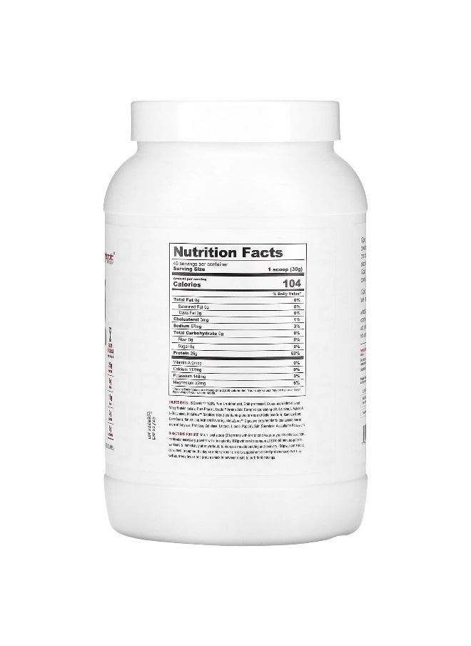 Metabolic Nutrition, ISOpwdr, Whey Protein Isolate, Banana Cream, 3.04 lb (1,380 g)