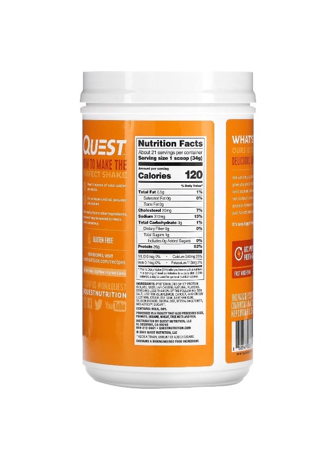 Quest Nutrition, Protein Powder, Salted Caramel, 1.6 lb (726 g)