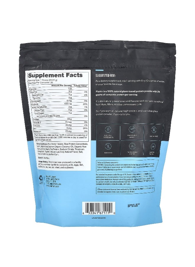 Legion Athletics, Plant+, Vegan Protein Powder, French Vanilla, 1.48 lbs (672.8 g)