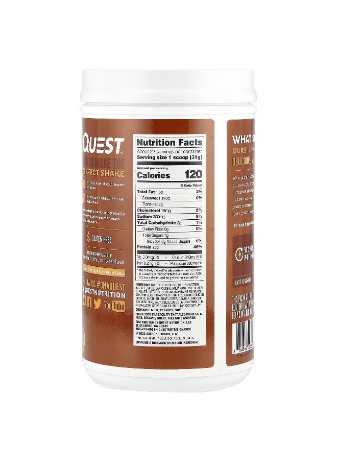 Quest Nutrition, Protein Powder, Peanut Butter, 1.6 lb (726 g)