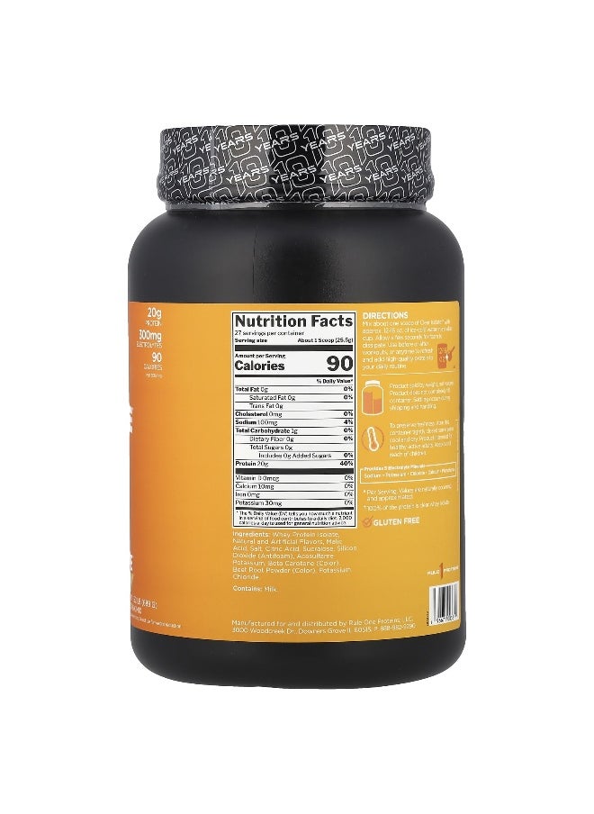 Rule One Proteins, Clear Isolate™, Peach Mango, 1.52 lb (689 g)