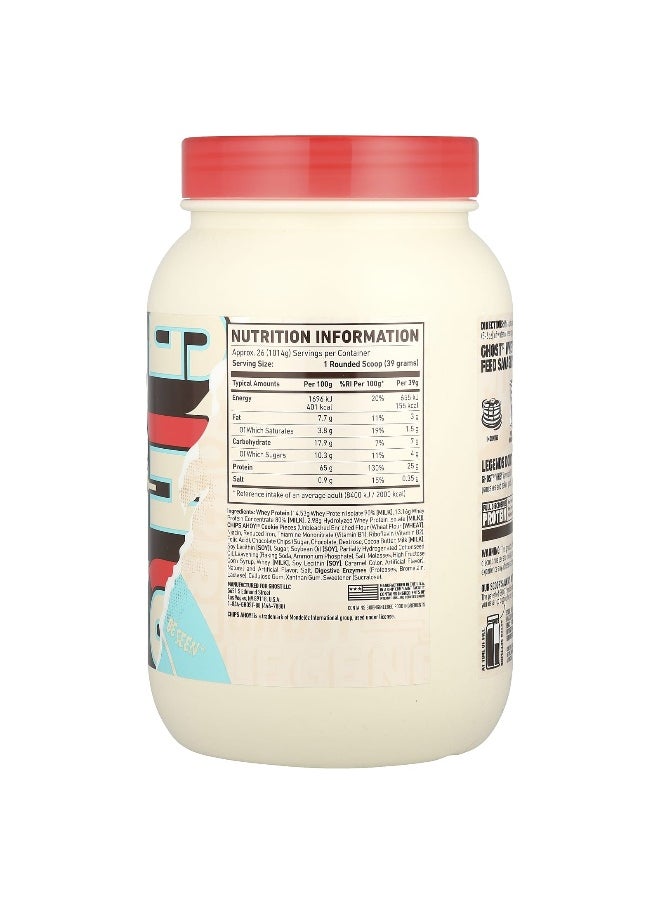 Ghost, Whey Protein, Chocolate Chip Cookie, 2.2 lb (1,014 g)