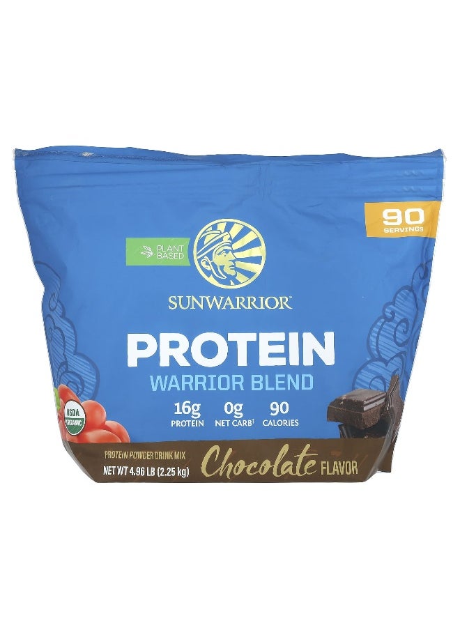 Sunwarrior, Warrior Blend, Protein, Chocolate, 4.96 lb (2.25 kg)