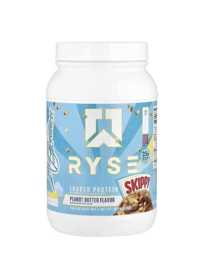 RYSE, Loaded Protein, Premium Whey Protein with MCTs, Skippy® Peanut Butter, 2.4 lb (1,077 g)