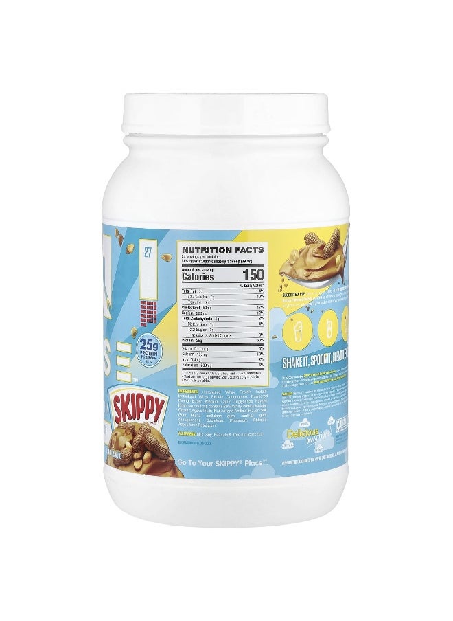 RYSE, Loaded Protein, Premium Whey Protein with MCTs, Skippy® Peanut Butter, 2.4 lb (1,077 g)