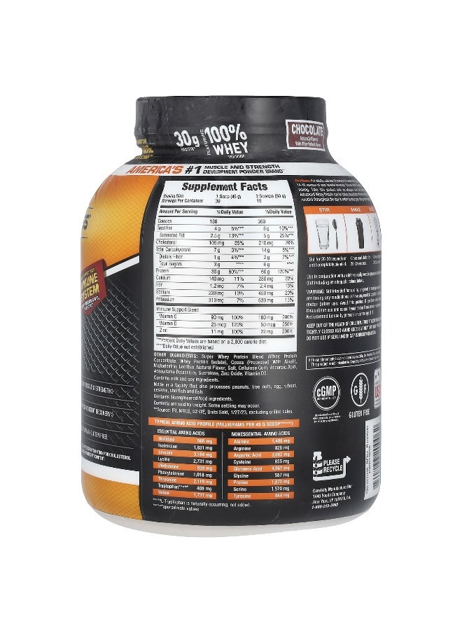 Body Fortress, Super Advanced Whey Protein, Chocolate, 3.9 lb (1,769 g)