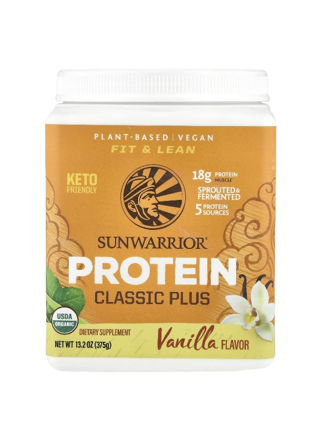 Sunwarrior, Classic Plus Protein, Vanilla, 13.2 oz (375 g)