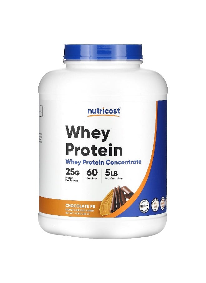 Nutricost, Whey Protein Concentrate, Chocolate Peanut Butter, 5 lb (2,268 g)