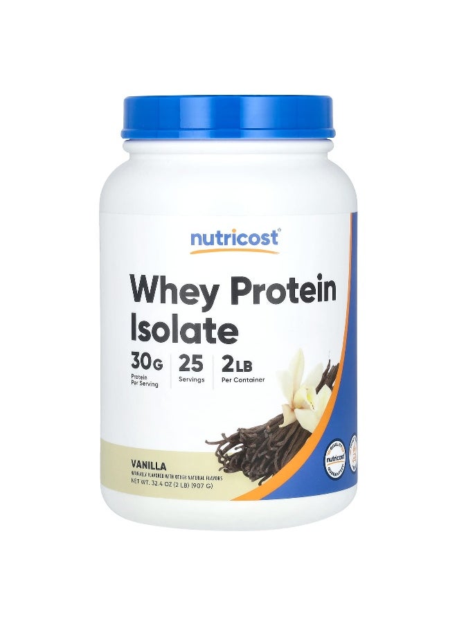 Nutricost, Whey Protein Isolate, Vanilla, 2 lb (907 g)