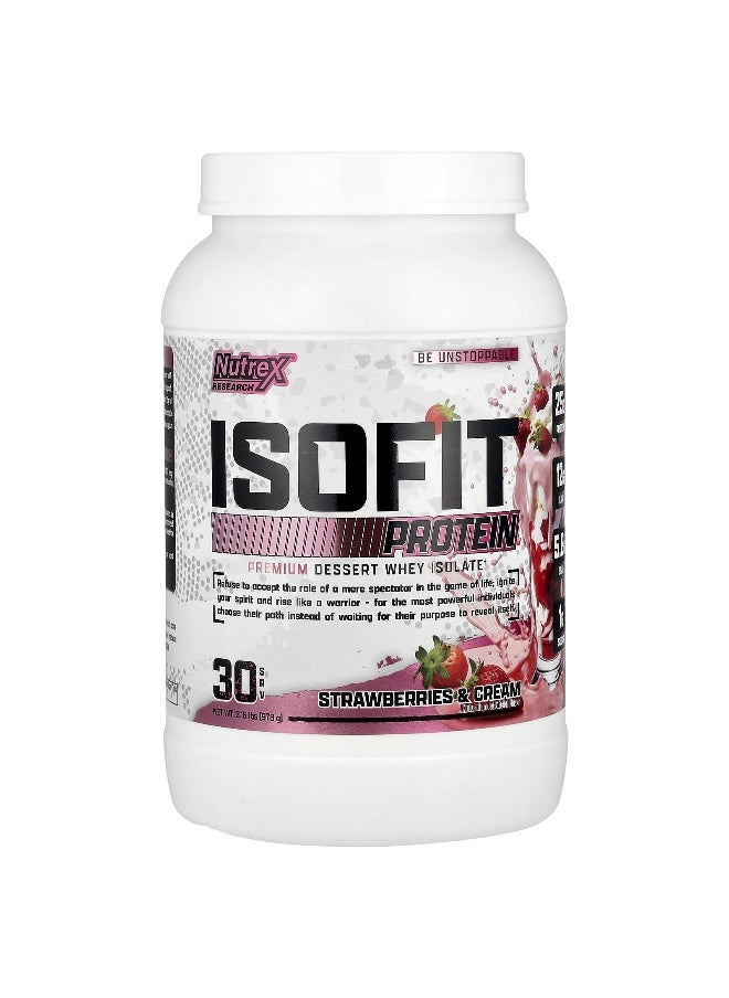 Nutrex Research, IsoFit® Protein, Strawberries & Cream, 2.16 lbs (978 g)