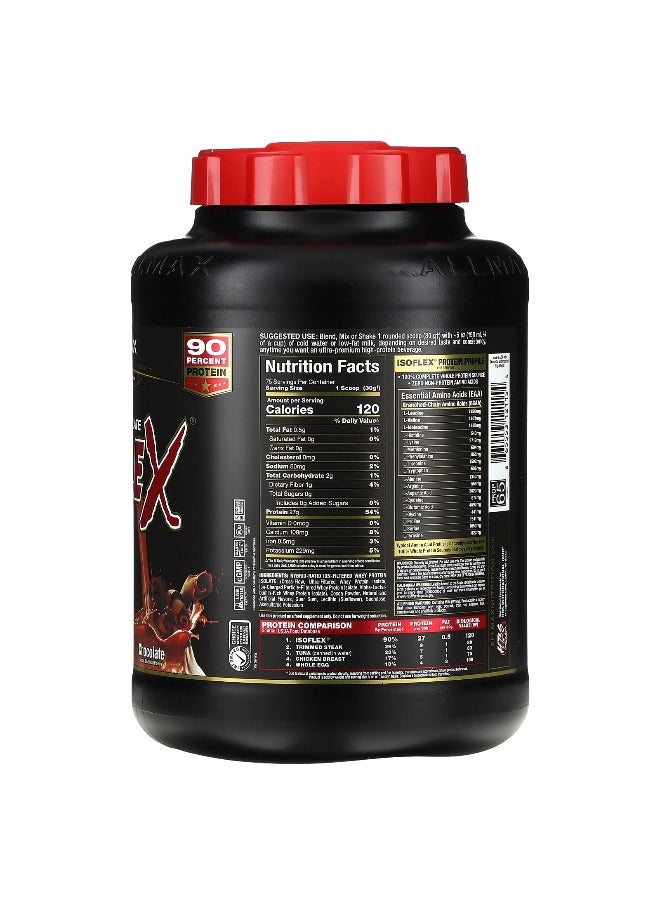 ALLMAX, ISOFLEX®, Pure Whey Protein Isolate, Chocolate, 5 lbs (2.27 kg)