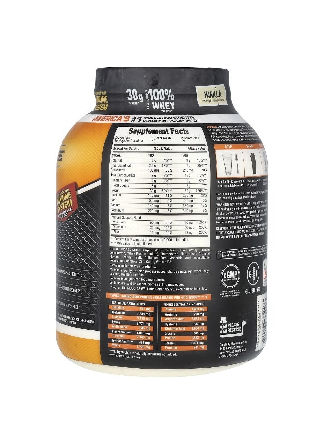 Body Fortress, Super Advanced Whey Protein, Vanilla, 3.9 lb (1,769 g)
