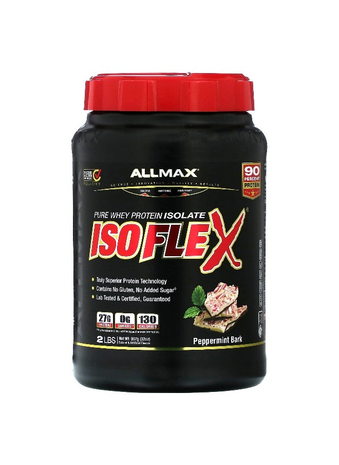 ALLMAX, ISOFLEX®, Pure Whey Protein Isolate, Peppermint Bark, 2 lbs (907 g)