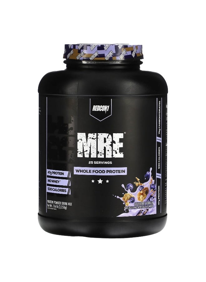 Redcon1, MRE, Whole Food Protein, Blueberry Cobbler, 7.16 lb (3,250 g)