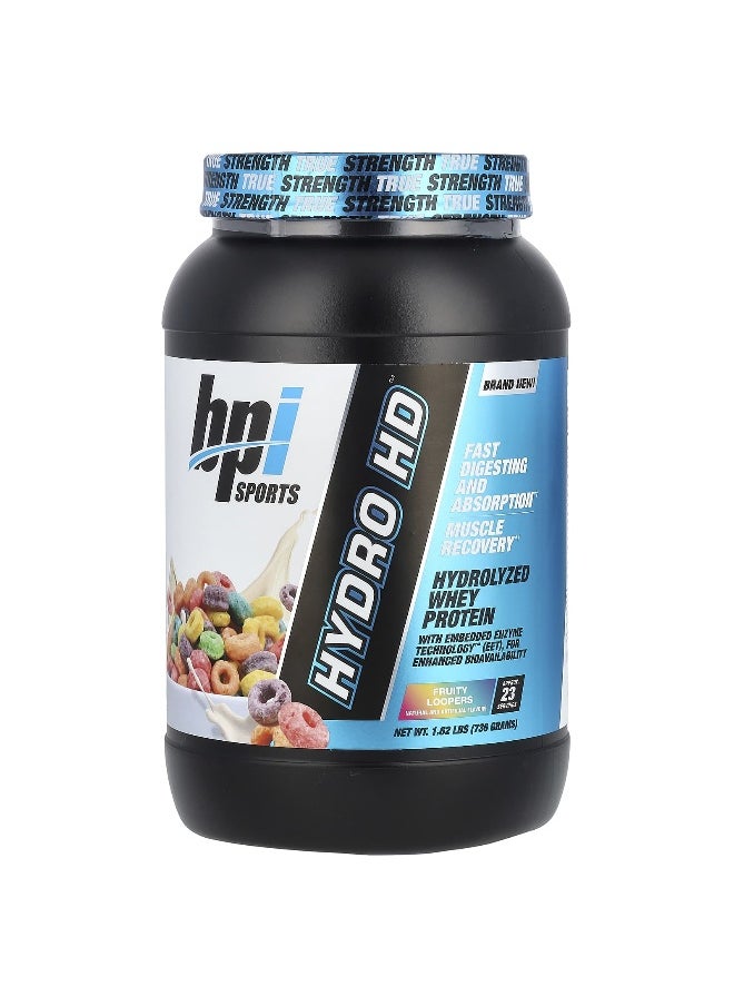BPI Sports, Hydro HD™, Hydrolyzed Whey Protein, Fruity Loopers, 1.62 lbs (736 g)