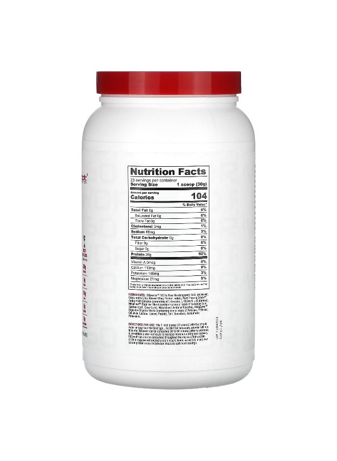 Metabolic Nutrition, ISOpwdr, Whey Protein Isolate, Strawberry Cream, 1.52 lbs (690 g)