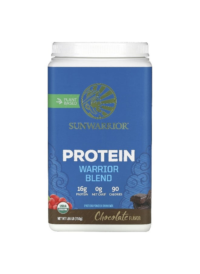 Sunwarrior, Warrior Blend, Protein, Chocolate, 1.65 lb (750 g)