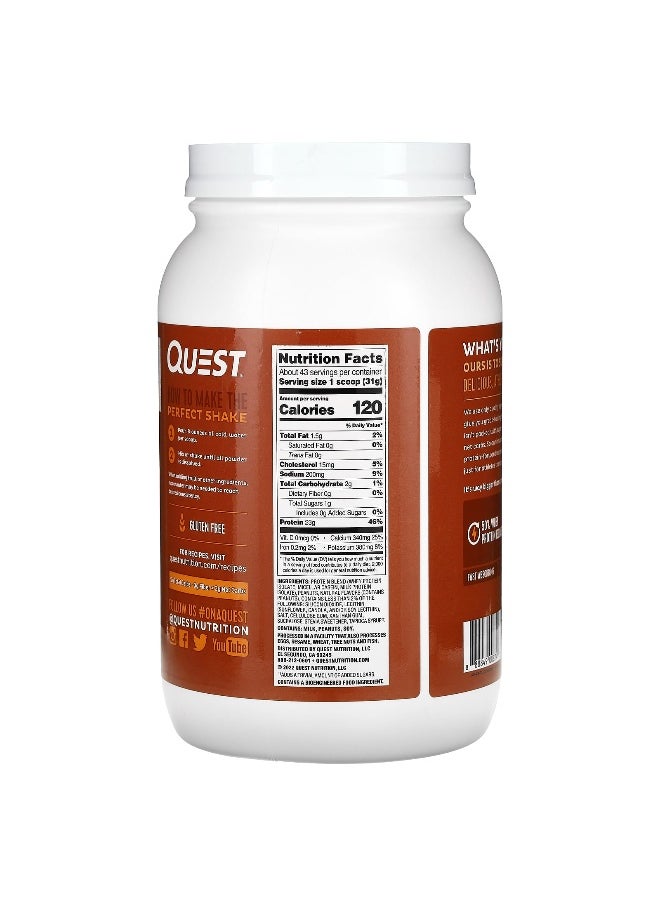 Quest Nutrition, Protein Powder, Peanut Butter, 3 lbs (1.36 kg)