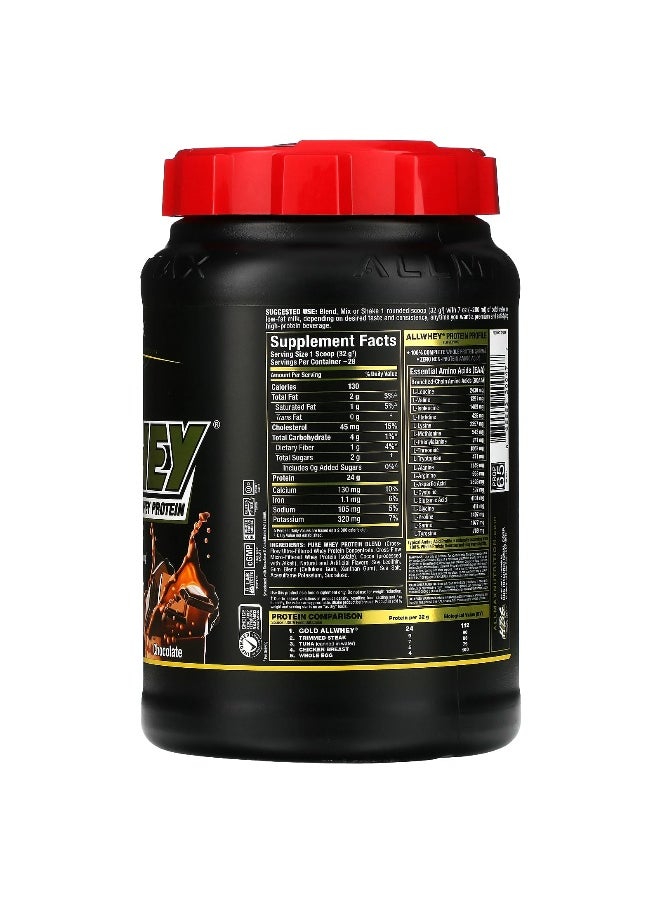 ALLMAX, GOLD ALLWHEY®, Premium Whey Protein, Chocolate, 2 lbs (907 g)
