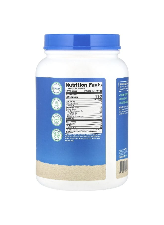 Nutricost, Organic Whey Protein, French Vanilla, 2 lb (907 g)