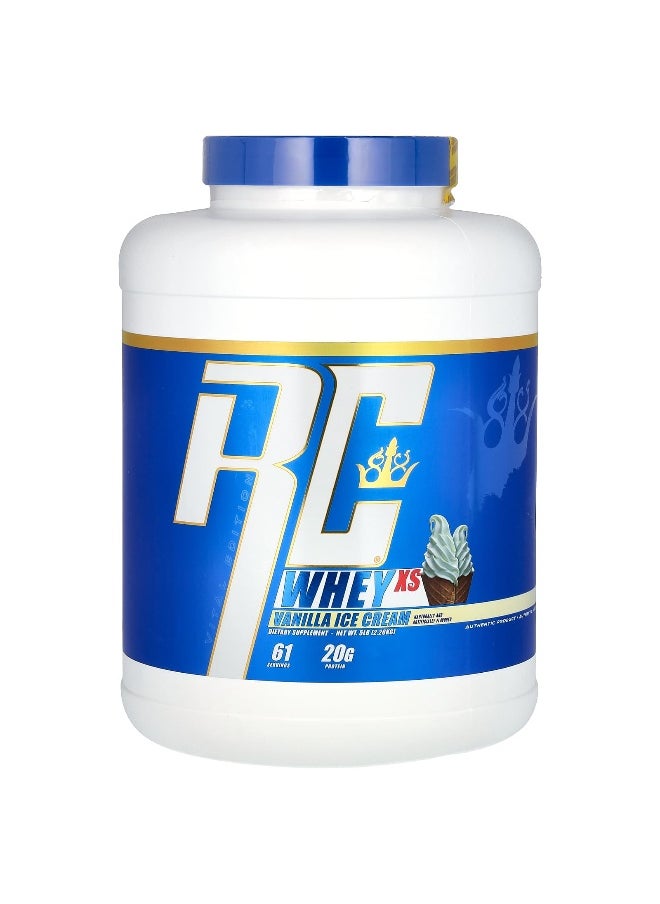 Ronnie Coleman, Vital Edition, Whey XS, Vanilla Ice Cream, 5 lb (2.26 kg)